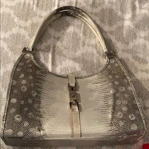 Gucci Lizard Skin shoulder Bag
